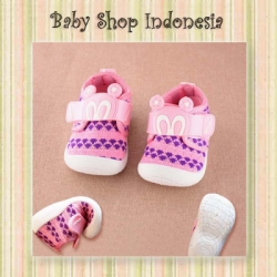 large sepatu citcit mickey pink